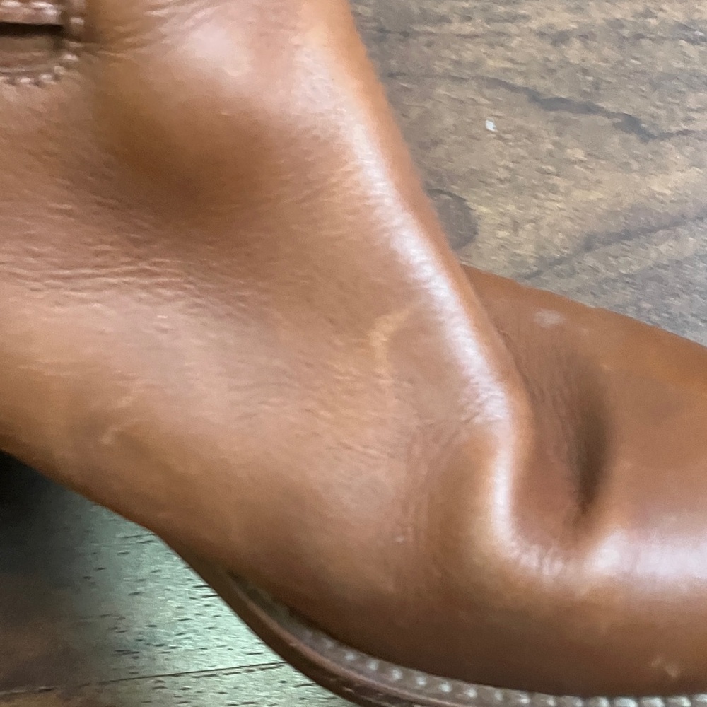 J. Crew Parker leather ankle boots in cognac size 6 - Picture 10 of 14